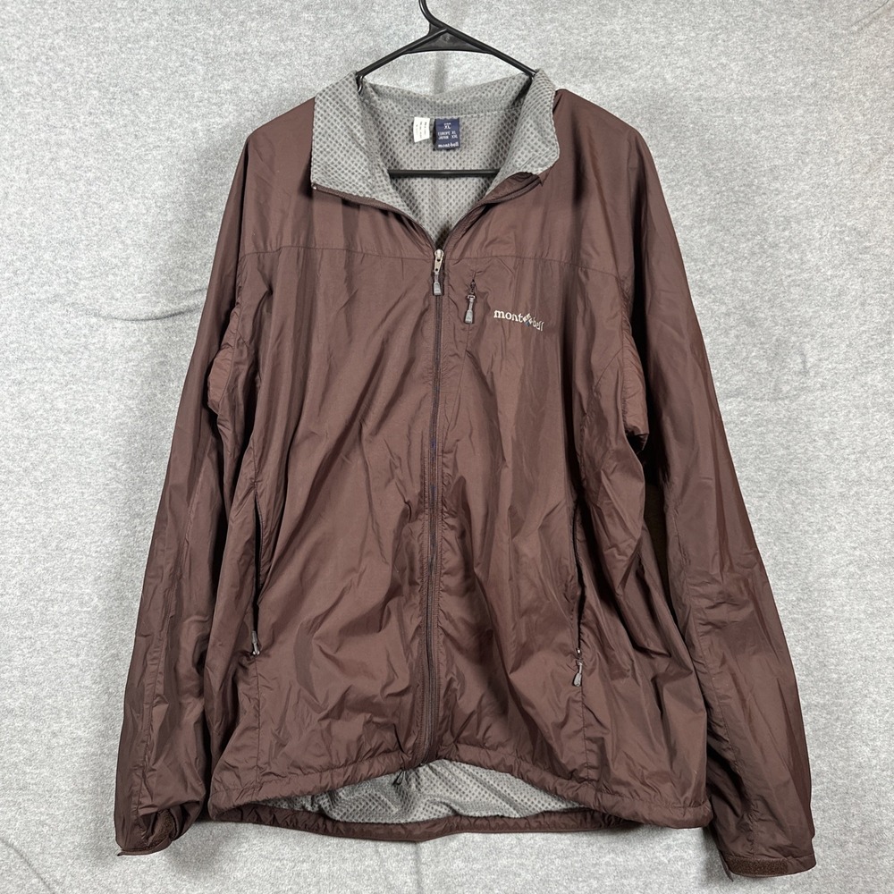 Montbell Nylon Polyester Jacket ClimaPlus Mesh Brown US & EU - XL  JP - XXL Used